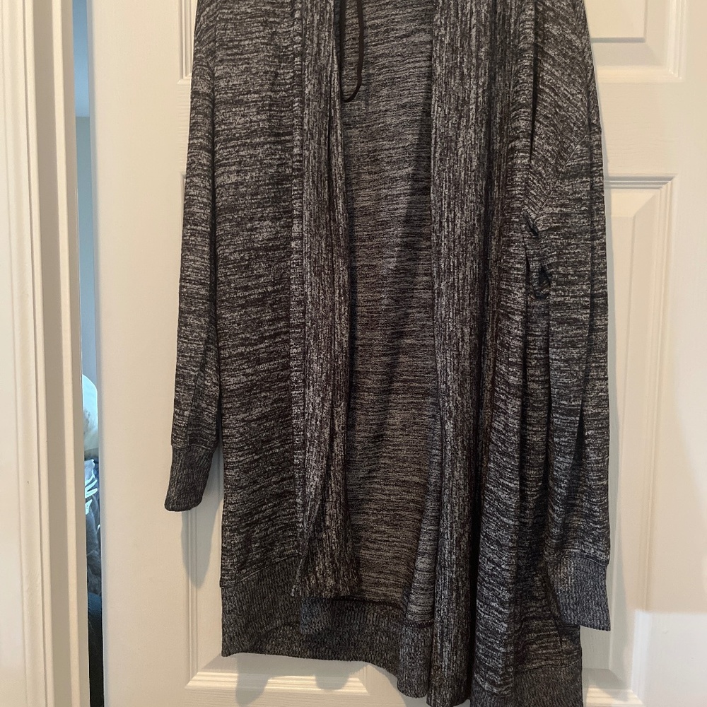 Black cardigan
